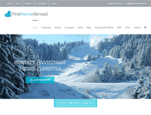Tablet Screenshot of findhomeabroad.com